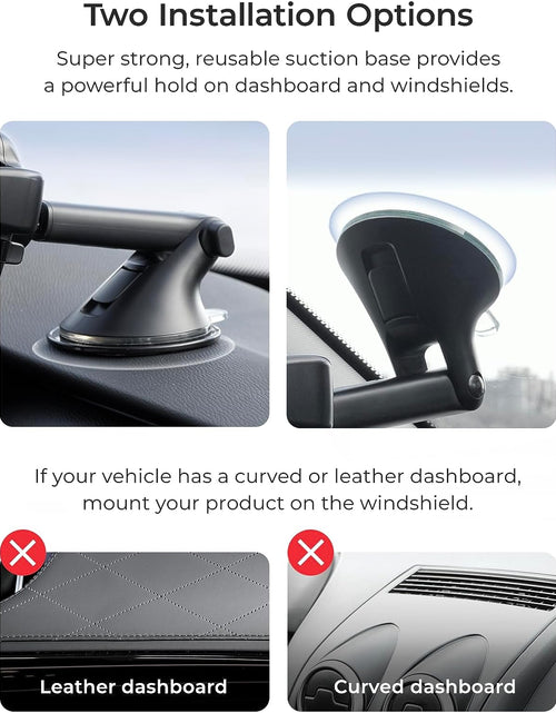 Load image into Gallery viewer, Easy One Touch 6 Universal Car Mount Dashboard &amp; Windshield Suction Cup Phone Holder for Iphone Samsung, Google, All Smartphones
