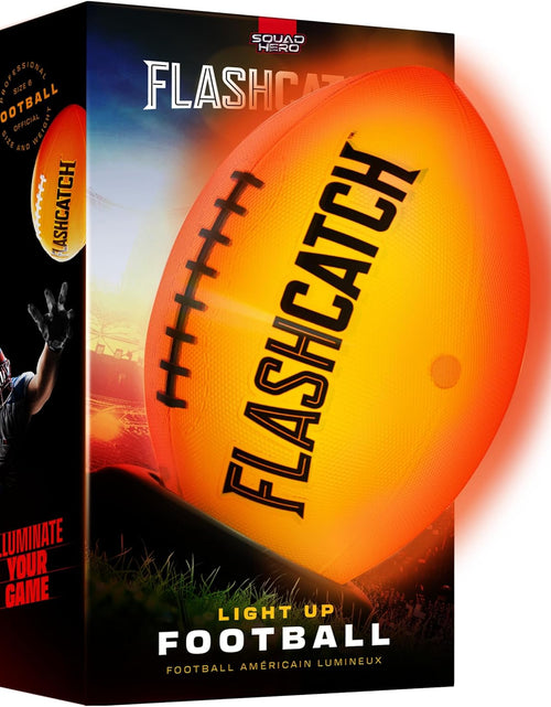 Load image into Gallery viewer, Light up Football - Glow in the Dark Ball - NO 6 - Outdoor Sports Birthday Gifts for Boys 8-15+ Year Old - Kids Teenage Youth Easter Gift Ideas Activity - Boy Toys Stuff Ages 8 9 10 11 12 13 14 15
