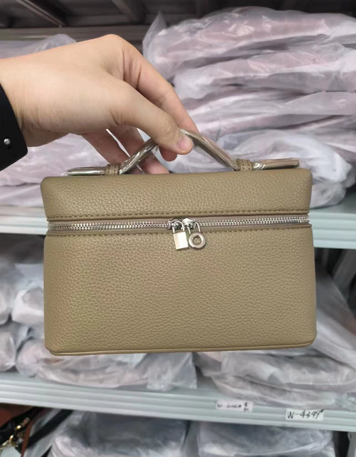 Load image into Gallery viewer, Fashion Brand Women Handbags 2024 Luxury Small Box Bucket Bag High Quality Ostrich PU Leather Single Shoulder Bags
