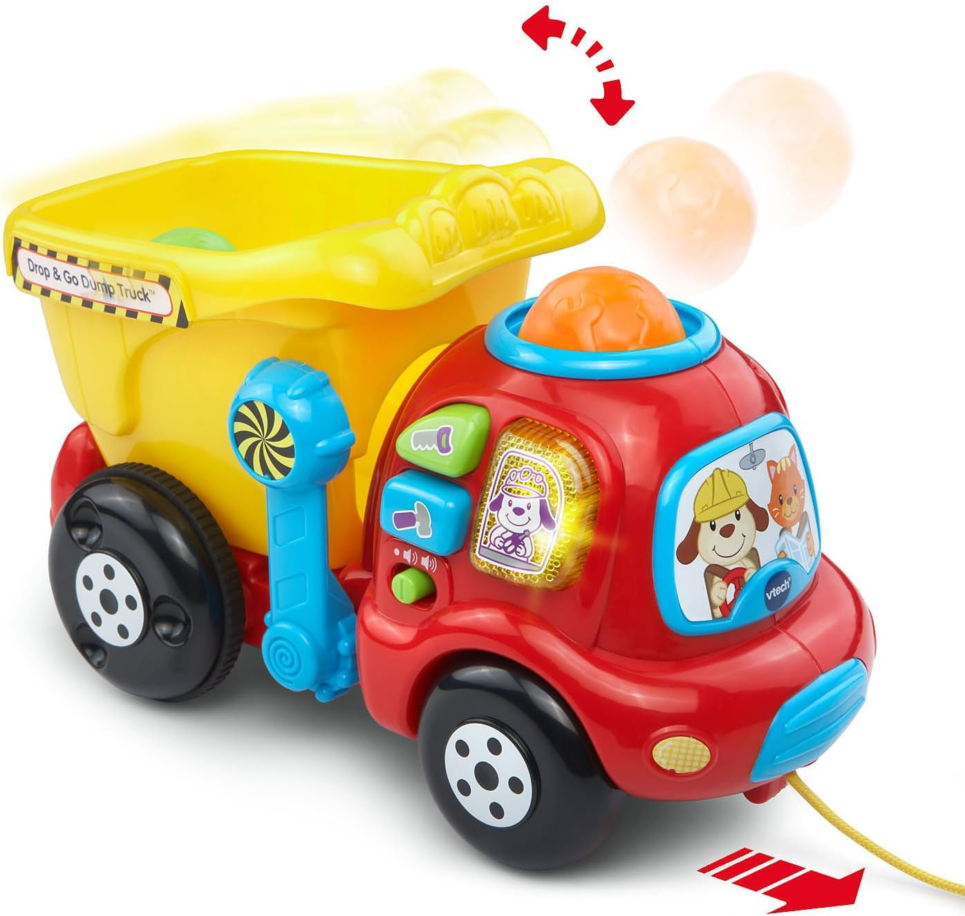 Drop and Go Dump Truck, Yellow