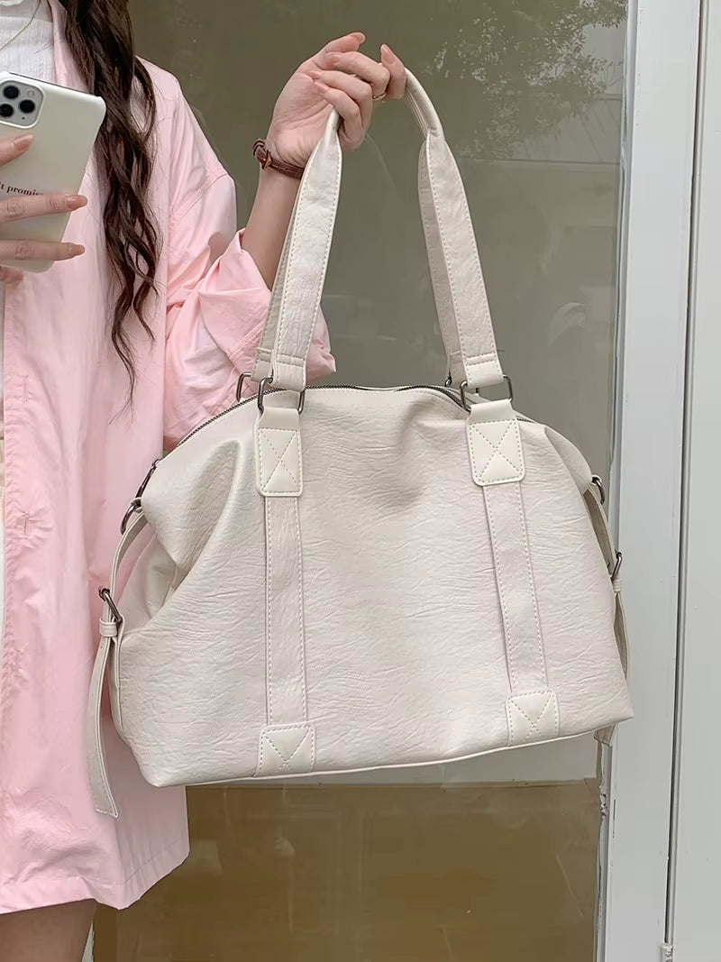 CGCBAG Brand Luxury Designer Tote Bag for Women Lage Capacity Travel Cross Bag High Quality PU Leather Handbags Messenger Bag