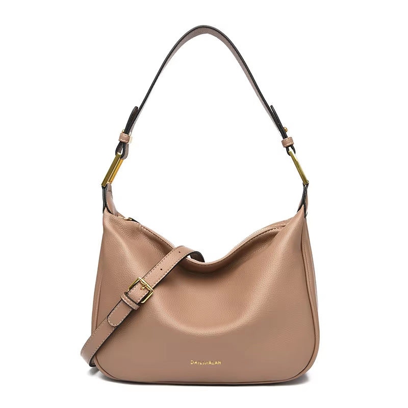 Genuine Famous Brand Soft Leather Women Handbags Female Bag Large Capacity Ladies Shoulder Handbag Diagonal Fashion Luxury Bags