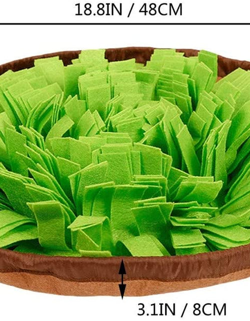 Load image into Gallery viewer, Pet Snuffle Mat for Dogs, Interactive Feed Game for Boredom, Encourages Natural Foraging Skills for Cats Dogs Bowl Travel Use, Dog Treat Dispenser Indoor Outdoor Stress Relief
