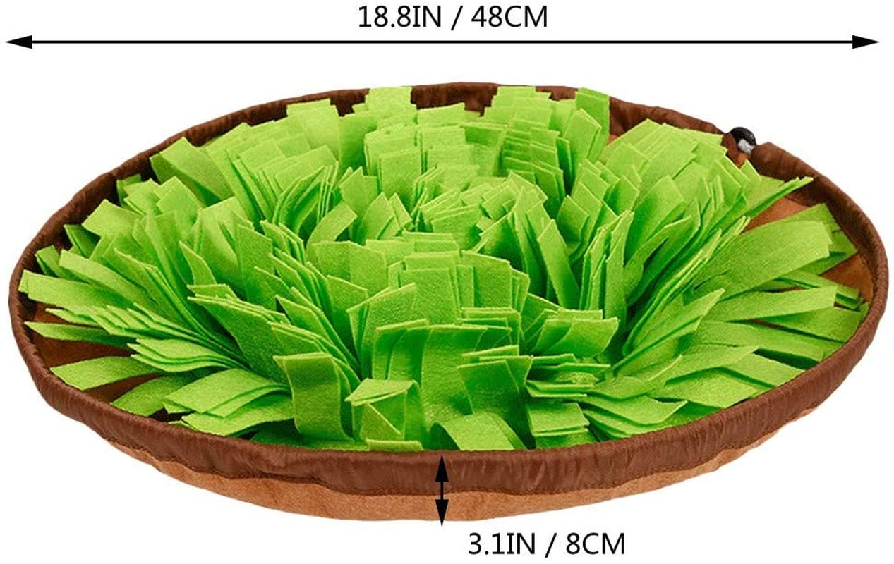 Pet Snuffle Mat for Dogs, Interactive Feed Game for Boredom, Encourages Natural Foraging Skills for Cats Dogs Bowl Travel Use, Dog Treat Dispenser Indoor Outdoor Stress Relief