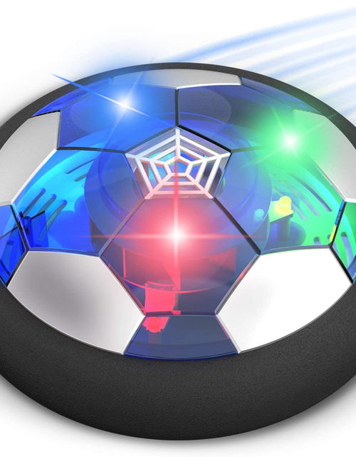 Load image into Gallery viewer, Hover Soccer Ball Boy Toy, Air Power Floating Hover Soccer with LED Light &amp; Soft Foam Bumper, Kids Training Soccer Ball Indoor Outdoor Game, Birthday Gifts for Age 3 4 5 6 7 8-10 Years Old Boys Girls
