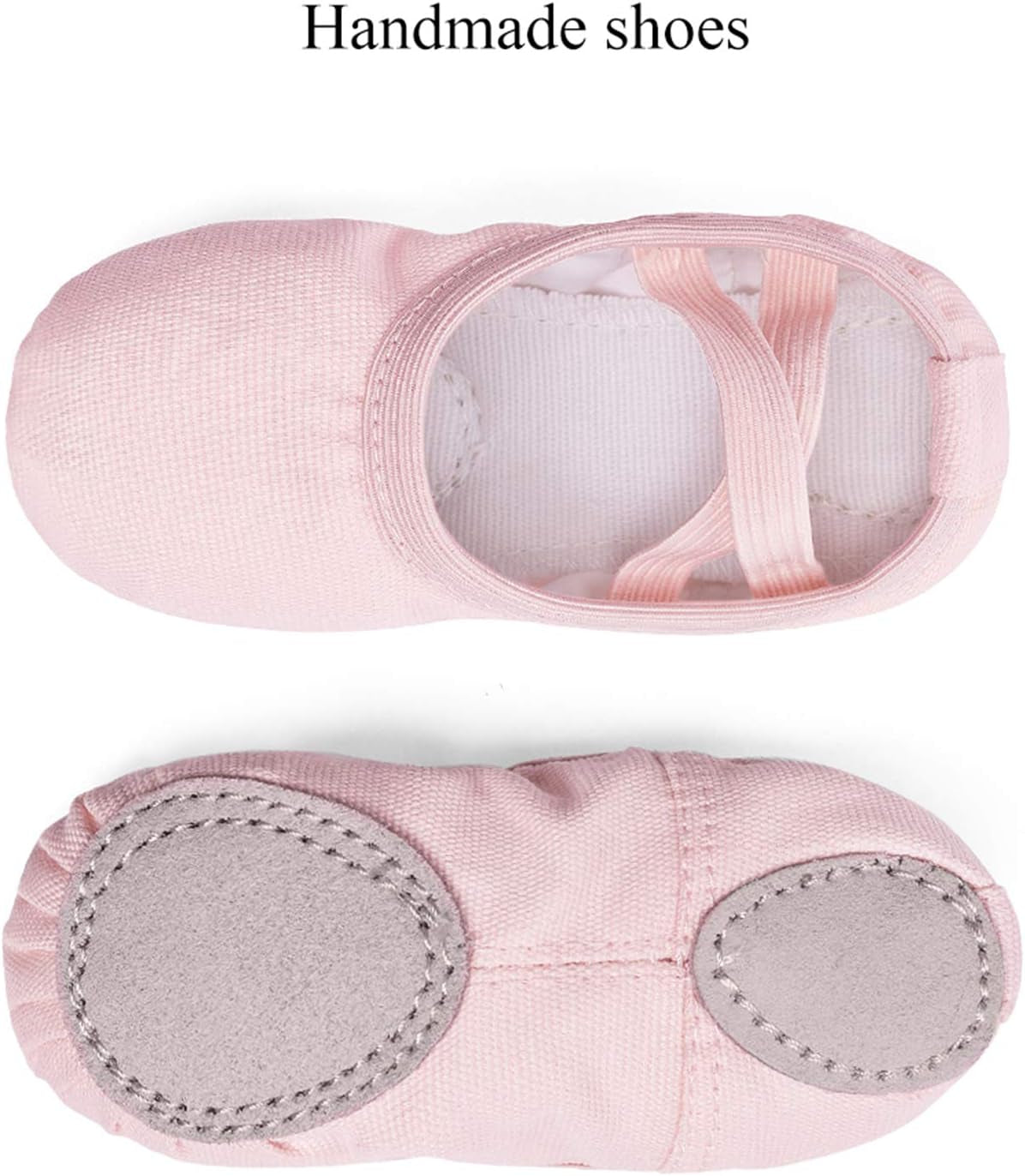 Canvas Ballet Shoes Toddler Girls Ballet Slippers No-Tie Boys Dance Shoes