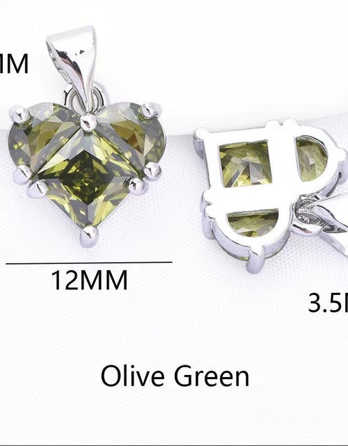 Load image into Gallery viewer, (280)4PCS 14X14.5Mm Hole 2.5MM 24K Gold Color Brass with Zircon Heart Charms Pendants High Quality Jewelry Findings Accessories
