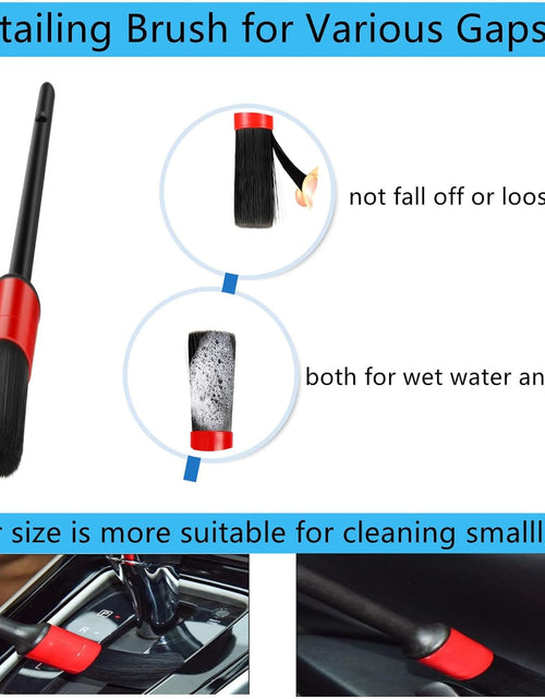 Load image into Gallery viewer, Car Interior Duster Detail Brush Cleaning Gel Kit, Soft Dash Vent Dusting Car Slime Putty Detailing Brushes Accessories Essentials Supplies Tools for Auto,Truck,Suv,Rv
