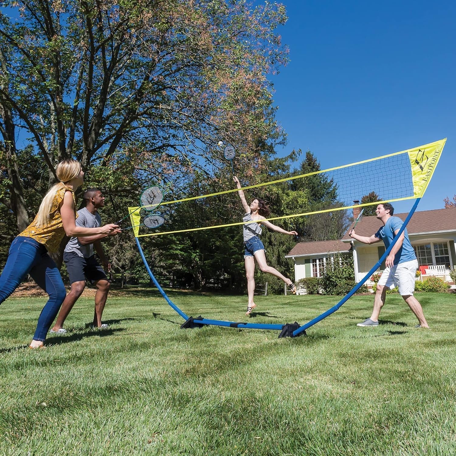 Easy Setup Badminton Set