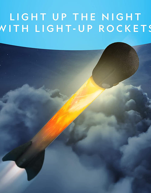 Load image into Gallery viewer, National Geographic Air Rocket Toy – Ultimate LED Rocket Launcher for Kids, Jump and Launch the Light Up, Air Powered, Foam Tipped Rockets up to 100 Feet
