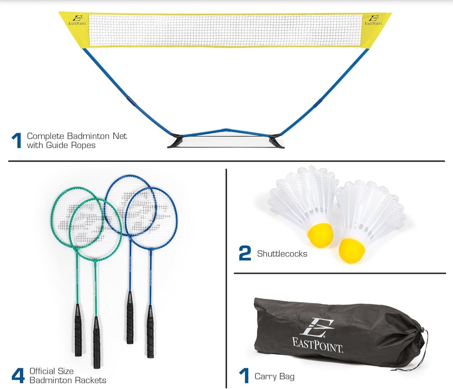 Easy Setup Badminton Set