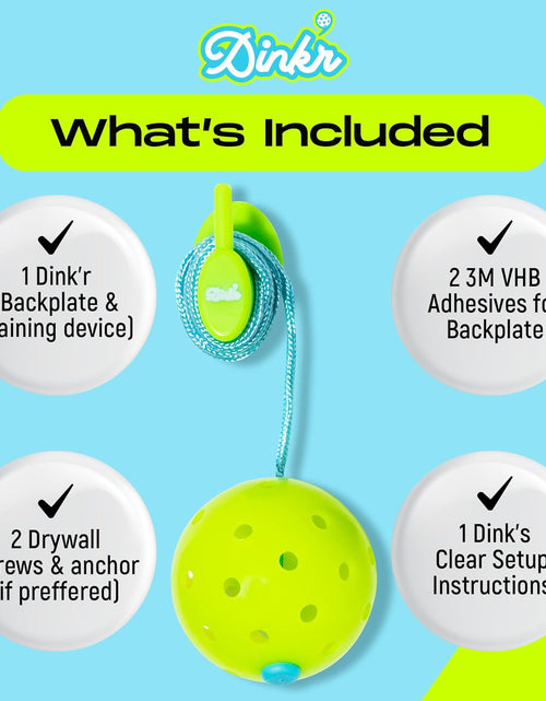 Load image into Gallery viewer, Dink’R - Pickleball Trainer, Pickleball Rebounder for Pickleball Training and Practice Sessions - Pickleball Game and Gift for All Ages - Perfect Pickleball Practice Equipment for Solo Training
