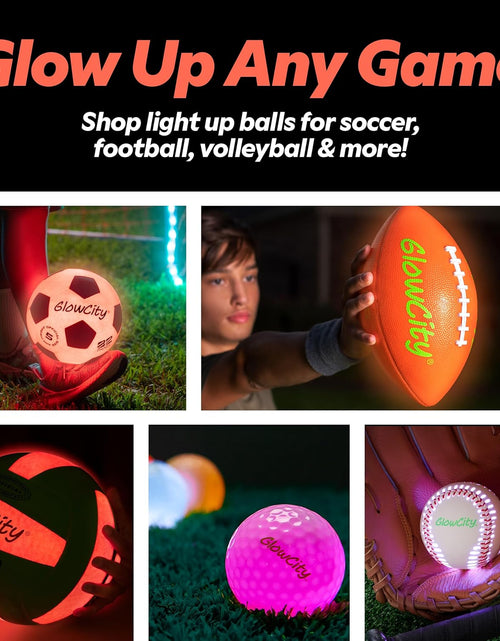 Load image into Gallery viewer, Glow in the Dark Basketball for Teen Boy - Glowing Red Basket Ball, Light up LED Toy for Night Ball Games - Sports Stuff &amp; Gadgets for Kids Age 8 Years Old and Up. Great Gift for Boys &amp; Girls
