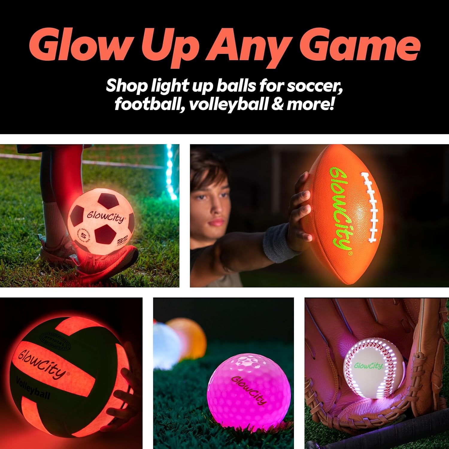 Glow in the Dark Basketball for Teen Boy - Glowing Red Basket Ball, Light up LED Toy for Night Ball Games - Sports Stuff & Gadgets for Kids Age 8 Years Old and Up. Great Gift for Boys & Girls