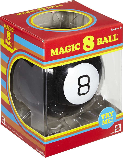 Load image into Gallery viewer, Magic 8 Ball Kids Toy, Retro Themed Novelty Fortune Teller, Ask a Question and Turn over for Answer
