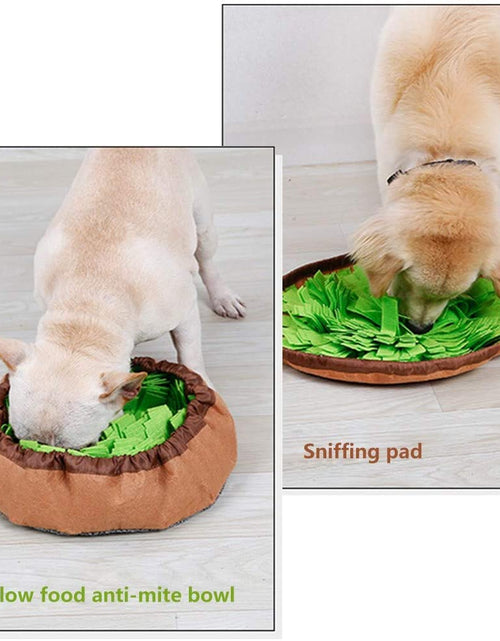 Load image into Gallery viewer, Pet Snuffle Mat for Dogs, Interactive Feed Game for Boredom, Encourages Natural Foraging Skills for Cats Dogs Bowl Travel Use, Dog Treat Dispenser Indoor Outdoor Stress Relief
