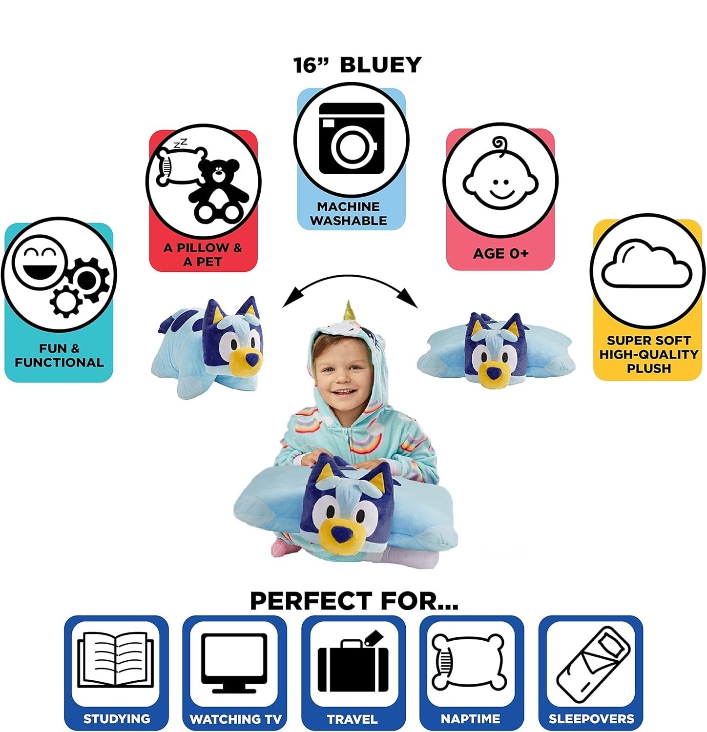 Bluey, BBC Studios Stuffed Animal, Plush Toy