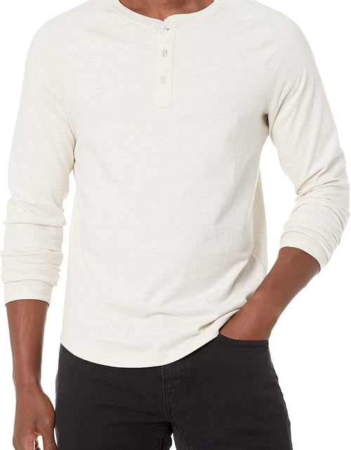 Load image into Gallery viewer, Men&#39;S Slim-Fit Long-Sleeve Henley Shirt
