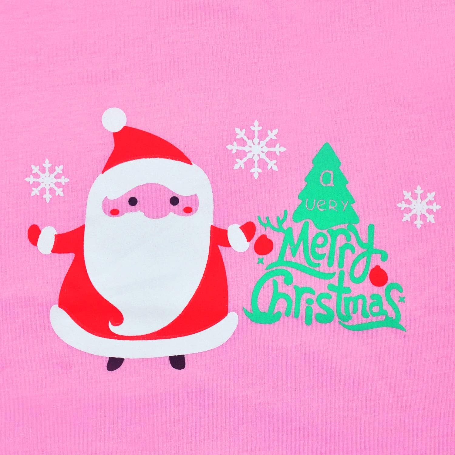 Girls Christmas Pajamas Toddler Boy Kids Holiday Pajamas Set Santa PJS Winter Sleepwear Children Clothes(Size 2T-12Y)