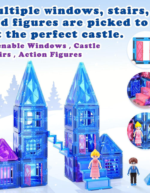 Load image into Gallery viewer, Diamond Magnetic Building Blocks - Frozen Princess Toys for 3-8 Year Old Girls &amp; Boys - 3 4 5 6 Year Old Girl Birthday Xmas Present
