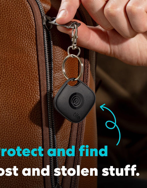 Load image into Gallery viewer, by Life360 Mate (2024) Bluetooth Tracker, Keys Finder and Item Locator for Keys, Bags and More. Phone Finder. Both Ios and Android Compatible. 1-Pack (Black)
