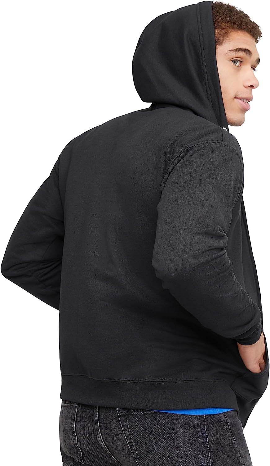 Men'S Zip-Up Hoodie, Ecosmart Fleece Full-Zip Hoodie for Men, Hooded Sweatshirt