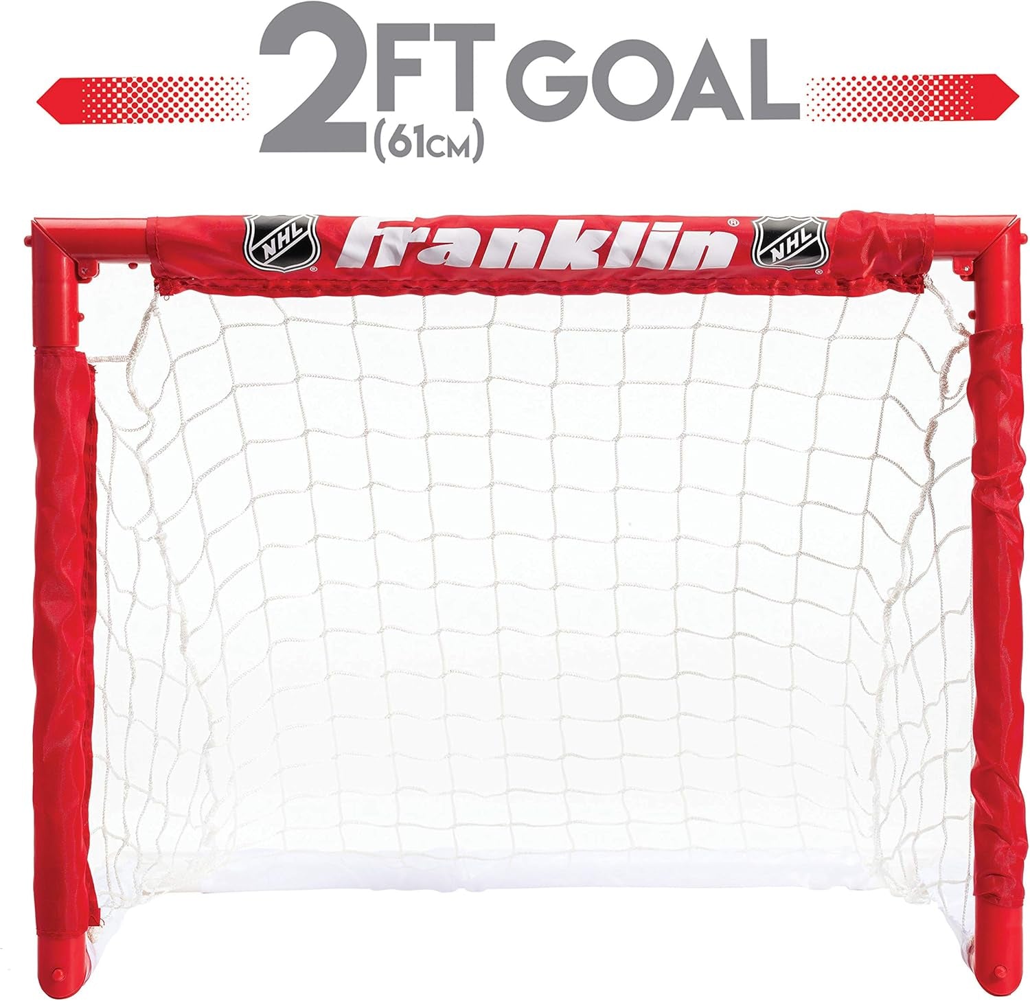 - NHL Kids Folding Hockey Goals Set - (2) Street Hockey & Knee Hockey Goals - (2) Adjustable Youth Hockey Sticks, (2) Knee Hockey Sticks, (2) Mini Hockey Balls + (1) Street Hockey Ball