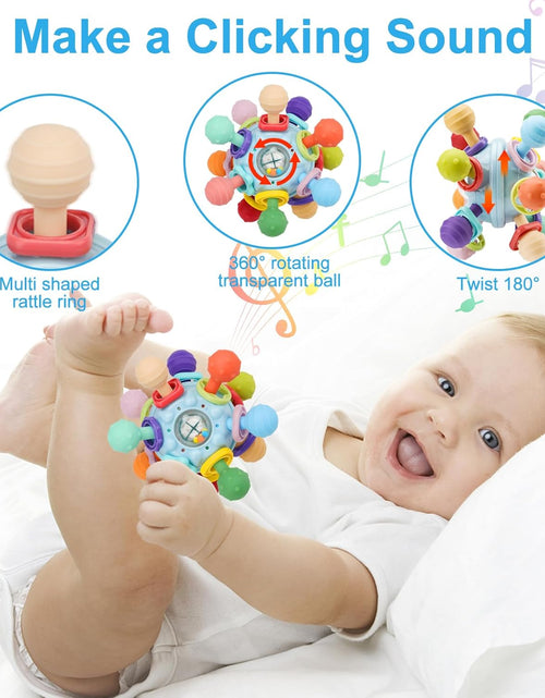 Load image into Gallery viewer, Baby Montessori Sensory Toys for 0-6 6-12 Months, Baby Teether Teething Toys for Babies 0 3 6 9 12 18 Months, Newborn Infant Learning Developmental Toys Gifts for 1 2 Year Old Boys Girls
