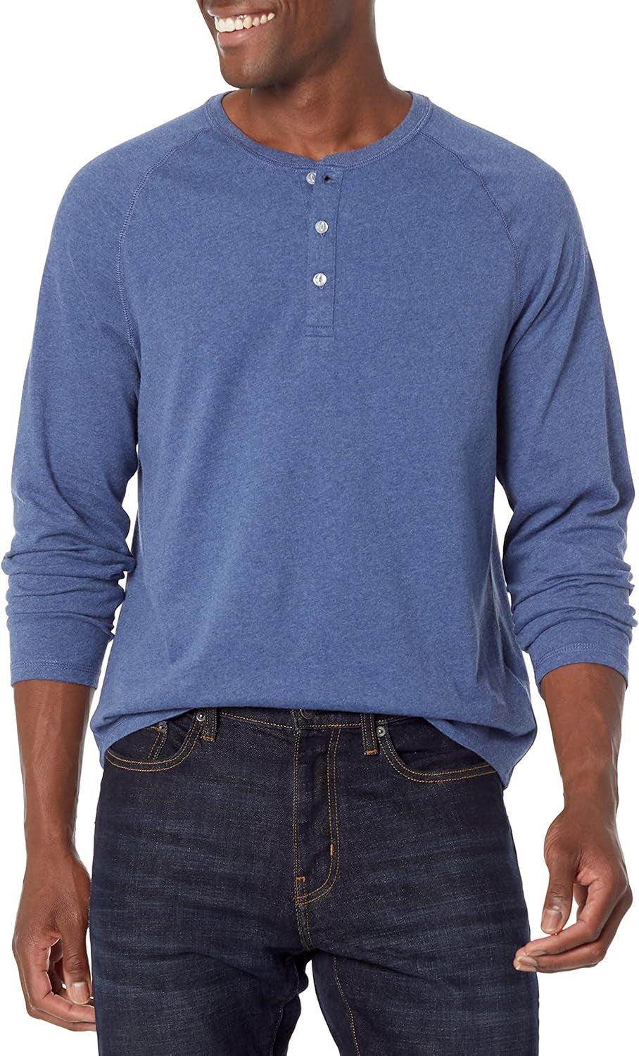 Men'S Regular-Fit Long-Sleeve Henley Shirt (Available in Big & Tall)