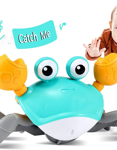 Load image into Gallery viewer, Crawling Crab Baby Toy - Infant Tummy Time Toys 3 4 5 6 7 8 9 10 11 12 Babies Boy 3-6 6-12 Learning Crawl 9-12 12-18 Walking Toddler 36 Months Old Music Development 1St Birthday Gifts
