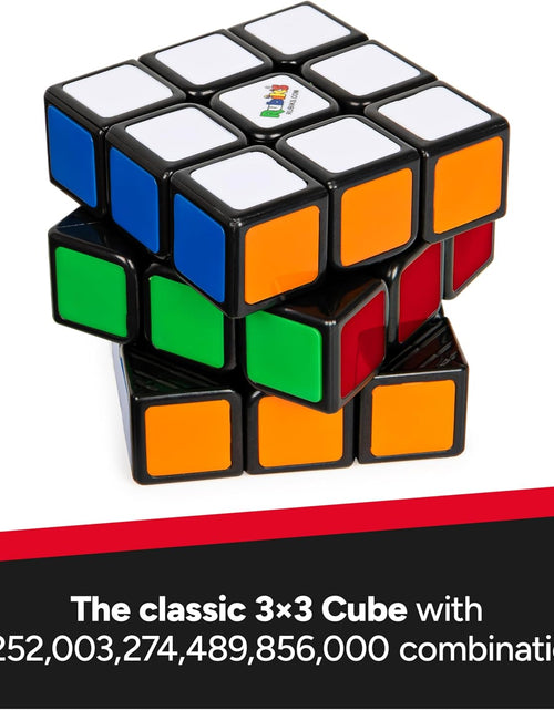 Load image into Gallery viewer, Cube, the Original 3X3 Cube 3D Puzzle Fidget Cube Stress Relief Fidget Toy Brain Teasers Travel Games for Adults and Kids Ages 8+
