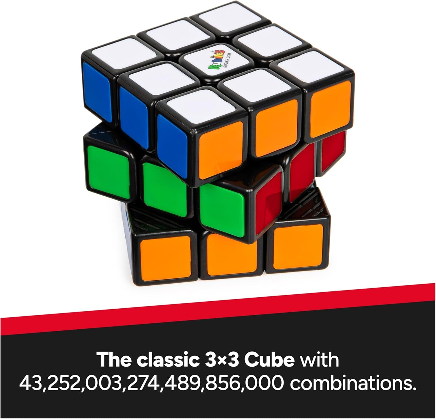 Cube, the Original 3X3 Cube 3D Puzzle Fidget Cube Stress Relief Fidget Toy Brain Teasers Travel Games for Adults and Kids Ages 8+