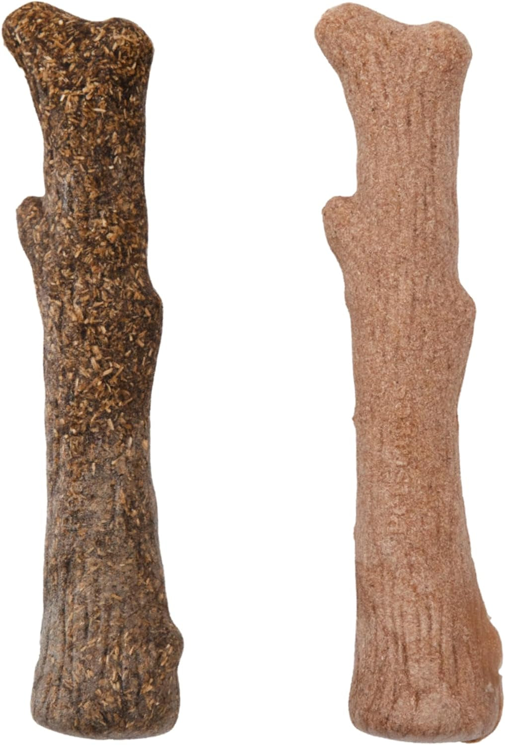 Petstages Dogwood Wood Durable Dog Chew Toys, Real Wood & Calming Hemp, 2-Pack, Medium