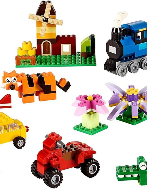 Load image into Gallery viewer, Classic Medium Creative Brick Box 10696 Building Toy Set - Featuring Storage, Includes Train, Car, and a Tiger Figure, and Playset for Kids, Boys, and Girls Ages 4-99
