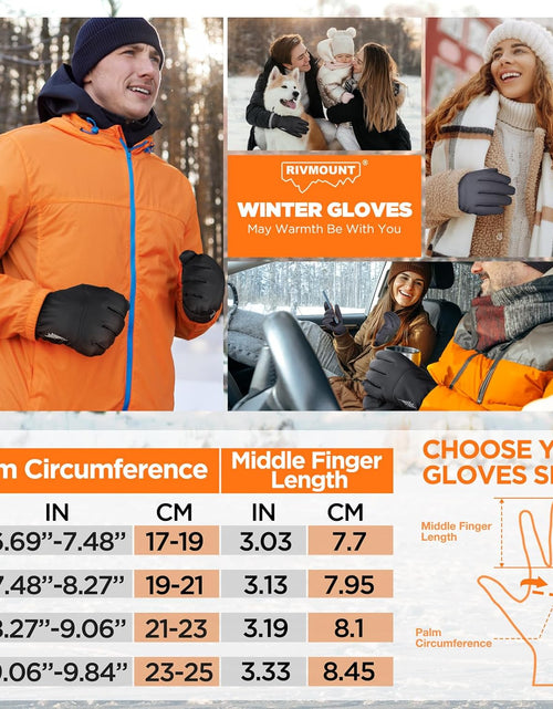 Load image into Gallery viewer, Winter Gloves Women Men Waterproof Windproof, Cold Weather Warm Gloves with Touchscreen Fingers, for Running, Driving, Cycling, Biking, Riding, Walking, Hiking, Outdoor Sports, Daily Work
