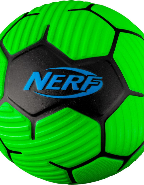 Load image into Gallery viewer, NERF Kids Foam Mini Soccer Ball - Proshot Youth Soccer Ball - 7&quot; Indoor + Outdoor Ball for Kids + Toddlers -Green/Blue
