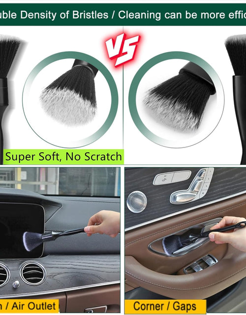 Load image into Gallery viewer, Car Interior Duster Detail Brush Cleaning Gel Kit, Soft Dash Vent Dusting Car Slime Putty Detailing Brushes Accessories Essentials Supplies Tools for Auto,Truck,Suv,Rv
