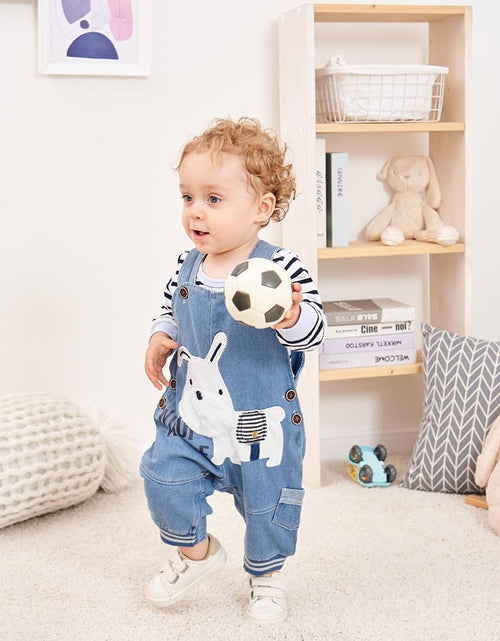 Load image into Gallery viewer, Cute Baby Boy Clothes Suit Toddler Boys&#39; Striped Long Sleeve T-Shirt+Denim Overalls Jumpsuit Pants Outfits Sets
