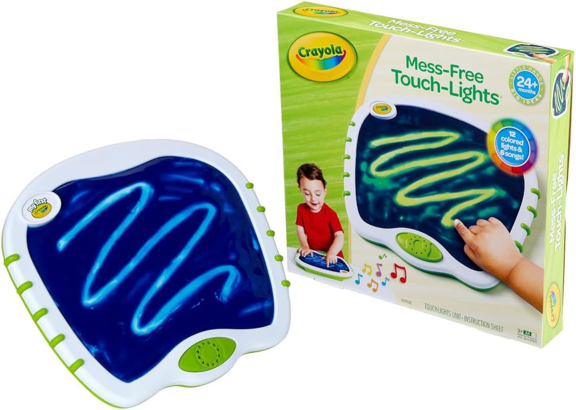 Toddler Touch Lights, Musical Toy, Sensory Board, Sensory Toys for Toddlers, Mess Free Finger Painting, for Toddlers, 2+