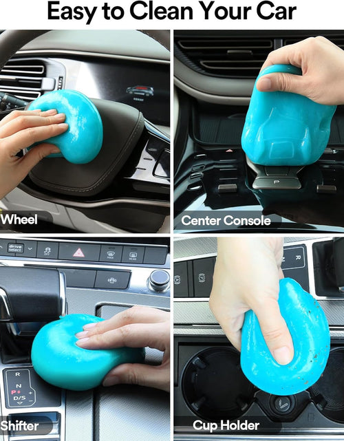 Load image into Gallery viewer, Car Cleaning Gel Car Cleaning Putty Auto Detail Tools Car Slime Cleaner Car Interior Cleaner Car Accessories Stocking Stuffers for Men Women Teens White Elephant Gifts Adults Blue 2Pack
