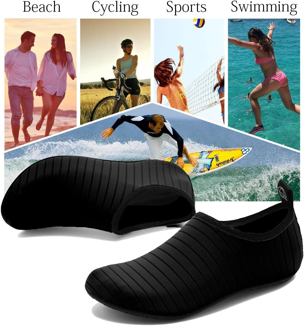 Water Shoes Barefoot Aqua Yoga Socks Quick-Dry Beach Swim Surf Shoes for Women Men