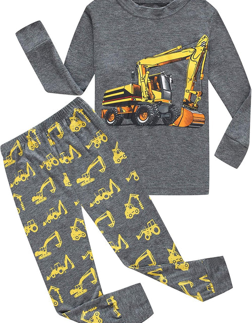 Load image into Gallery viewer, Kids &amp; Toddler Boys Pajamas 2 Piece Pjs Set 100% Cotton Sleepwear
