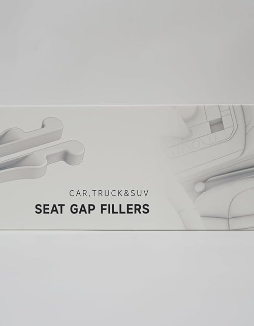 Load image into Gallery viewer, Car Seat Gap Filler Set of 2, Soft Foam Multifunctional Seat Side Gap Filler with Organizer &amp; Hook Function, 3In1 Gap Stopper Universal Fit Car SUV Truck Fill the Gap between Seat &amp; Console
