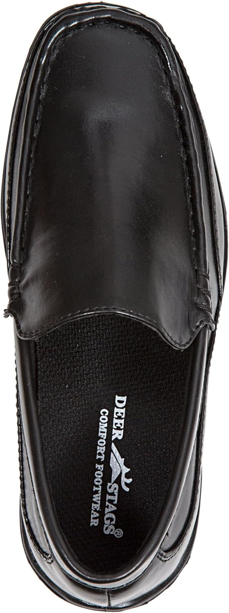 Boy'S Booster Driving Moc Slip-On Loafer Flats Dress Shoes