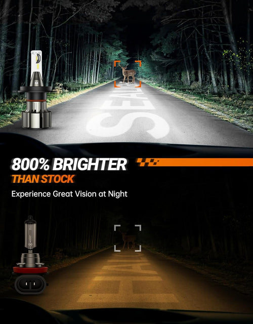 Load image into Gallery viewer, H4/9003/HB2 Bulbs, 36000LM Super Bright 9003 Driving Lights, 6000K Daylight White with Cooling Fan, HB2/H4 Car Fog Bulb 5 Min Plug-N-Play, Pack of 2
