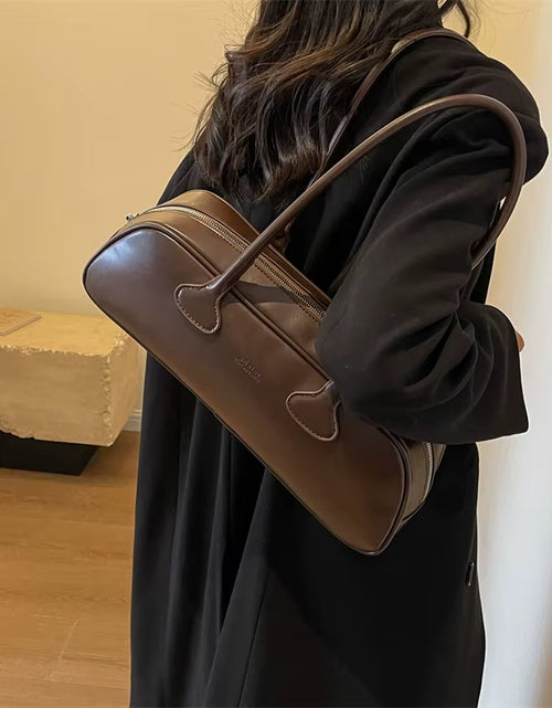 Load image into Gallery viewer, Advanced Sense Retro Pu Zipper Ladies Shoulder Bags Trend 2024 Light Luxury Hot Sale Bags for Women New Bolsas Femininas
