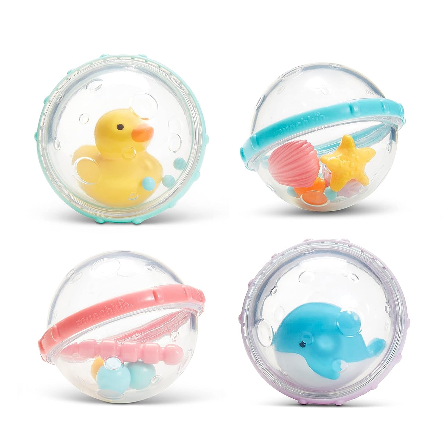 ® Float & Play Bubbles™ Baby and Toddler Bath Toy, 4 Count