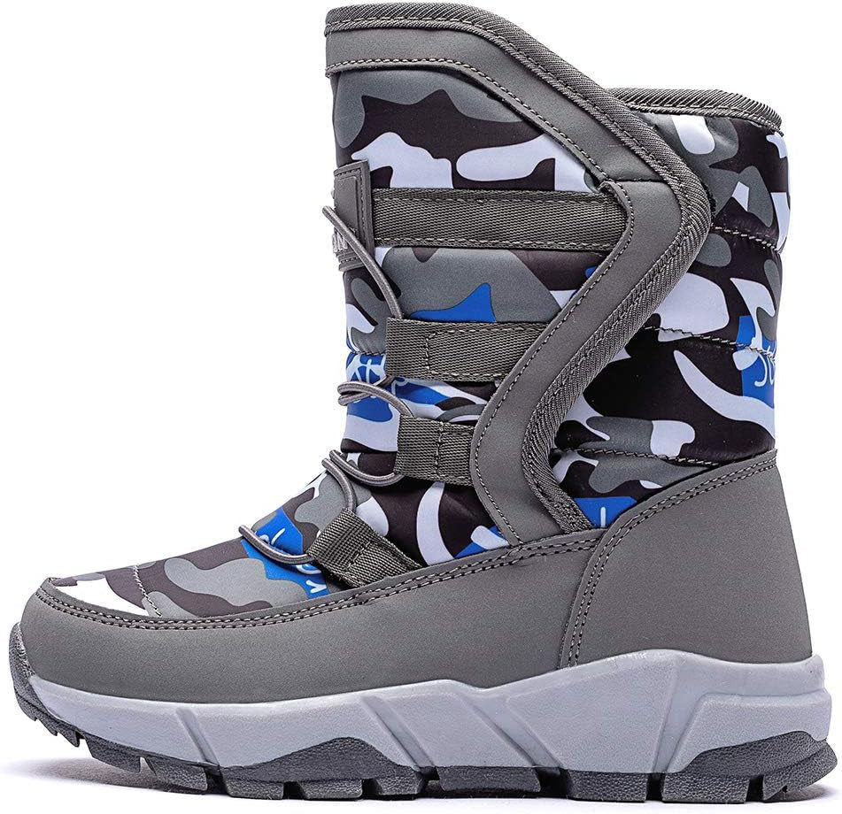 Boys Snow Boots Outdoor Waterproof Winter Kids Shoes