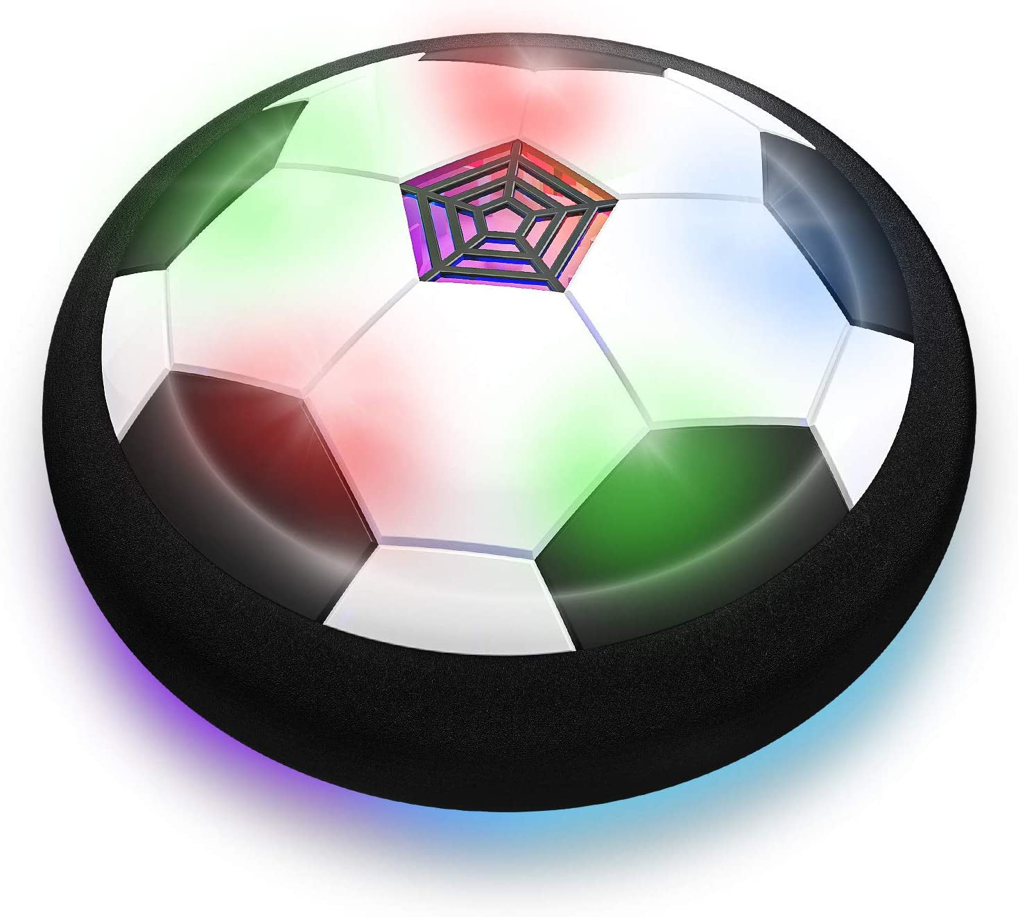 Boy Toys - LED Hover Soccer Ball - Air Power Training Ball Playing Football Indoor Outdoor Game - Birthday Gifts for Kids, Age 3 4 5 6 7 8-12 Year Old Boys - Soccer