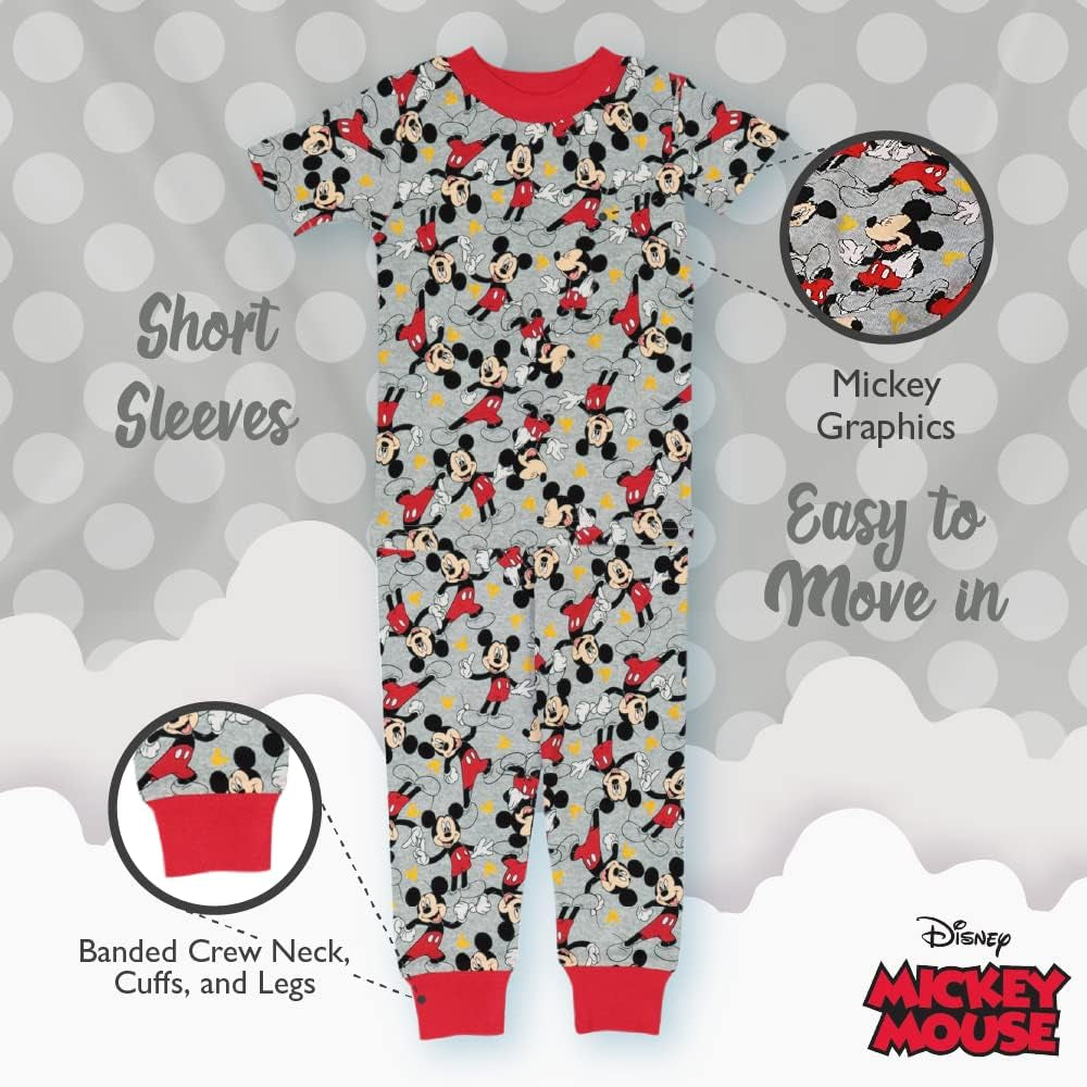 6-Piece Snug-Fit Cotton Pajama Set, Soft & Cute for Kids